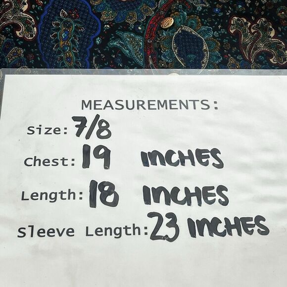 Jeffrey & Dara Linda Hutley Vintage Crop Floral Quilted Blazer Womens Size 7/8 - Picture 9 of 9